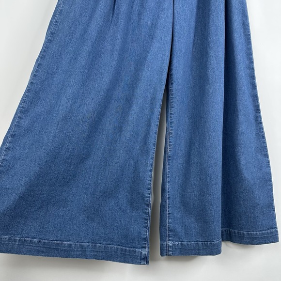 NWT Gap x DOEN High Waisted Wide Leg Denim Trousers Size 28 6 Jeans Pants Cotton - Picture 7 of 16